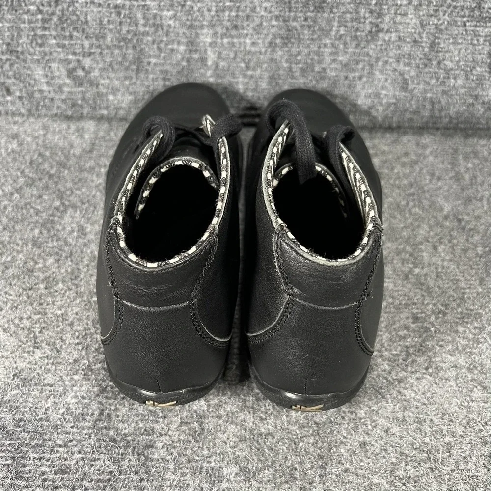KURU Shoes Mens Size 7 Black Leather Chukka Comfort Casual Sneakers 100911‎